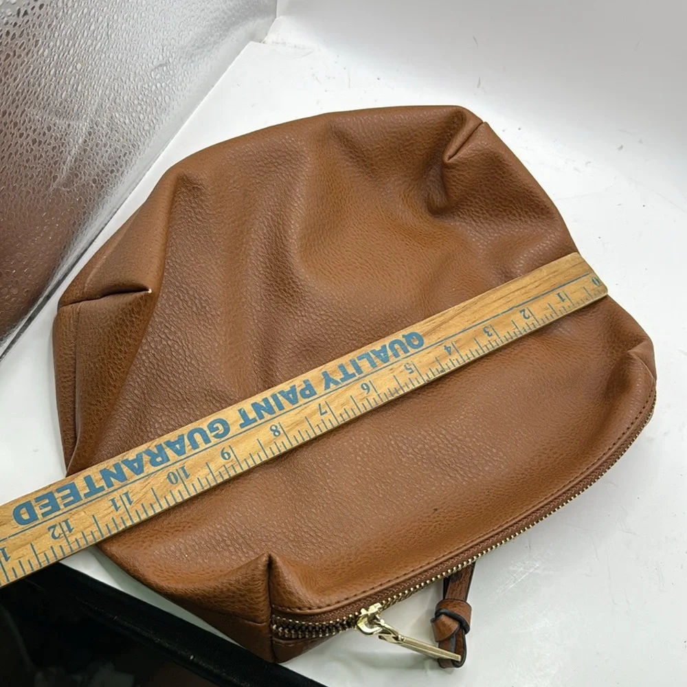 Steve Madden Makeup Toiletry Bag Brown